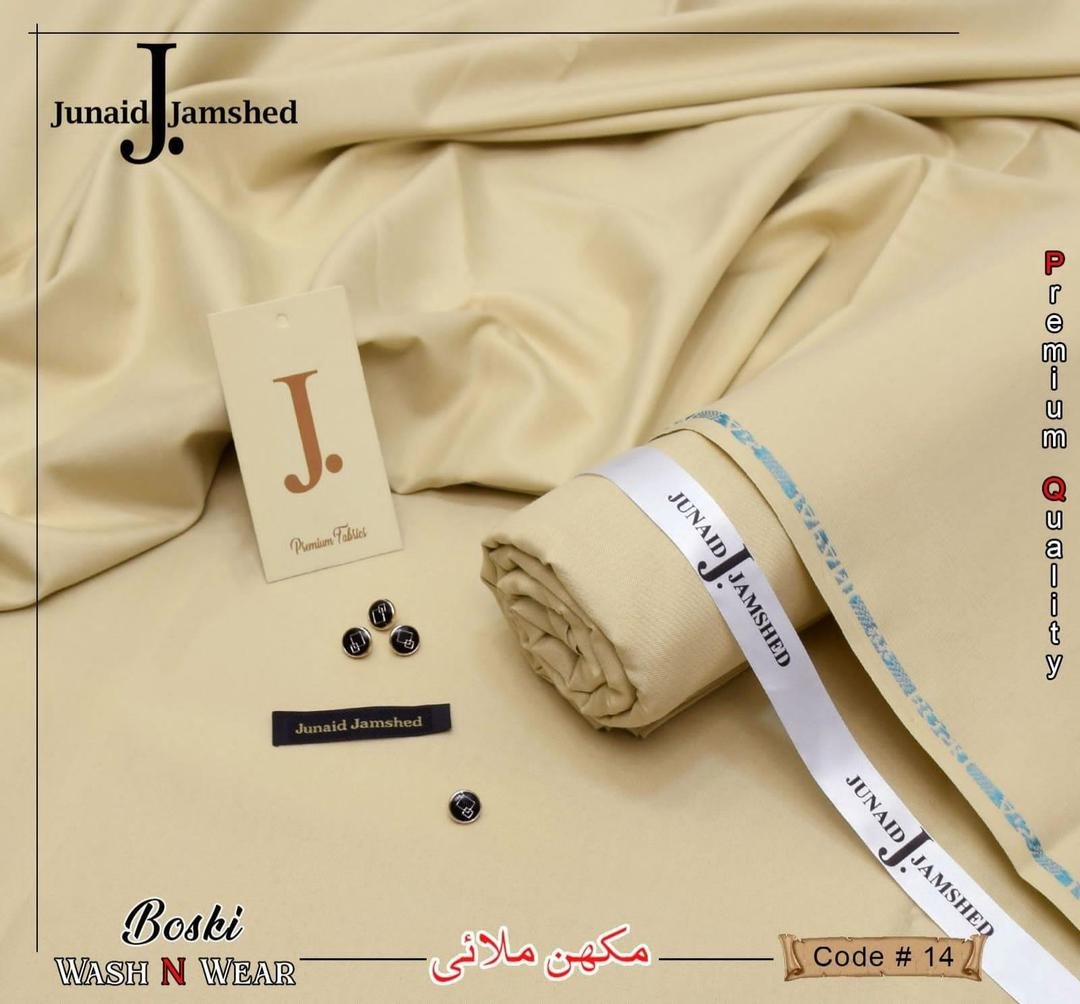 Men's Boski Plain Suit Mustard 8-Button Unstitched
